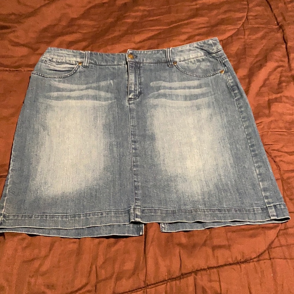 Denim Skirt by Jones New York Brand.